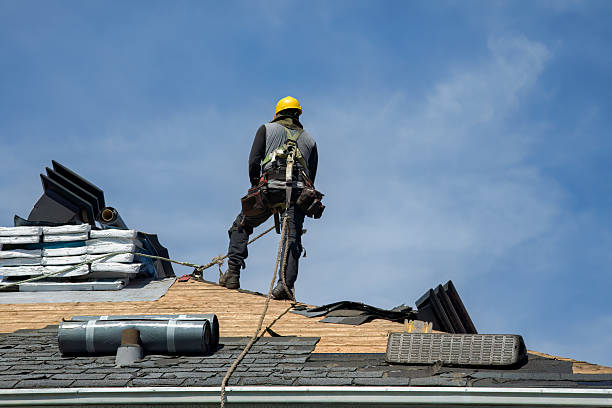 Professional Roofing technician working in Holmesville, OH